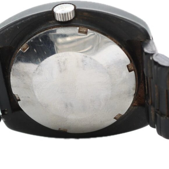 Vintage 38mm Baylor PVD & Steel Men\'s Automatic Wristwatch 2782 Swiss Steel main image 4